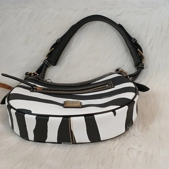 Dooney & Bourke Zebra Stripe Hobo/ Shoulder Bag - Picture 4 of 11
